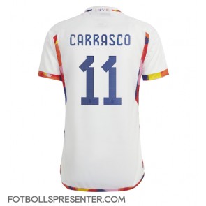 Belgien Yannick Carrasco #11 Borta Matchtröja VM 2022 Kortärmad